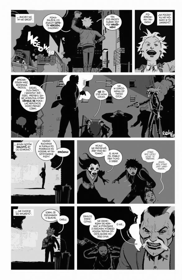 Strona z komiksu "Deadly Class".