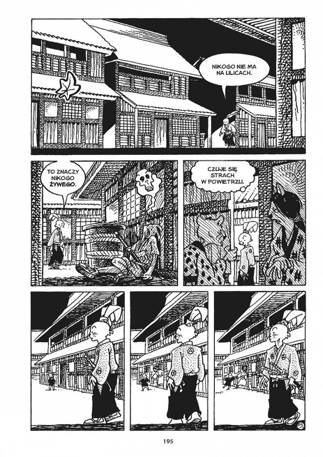 Strona z komiksu "Usagi Yojimbo. Saga, księga 7".