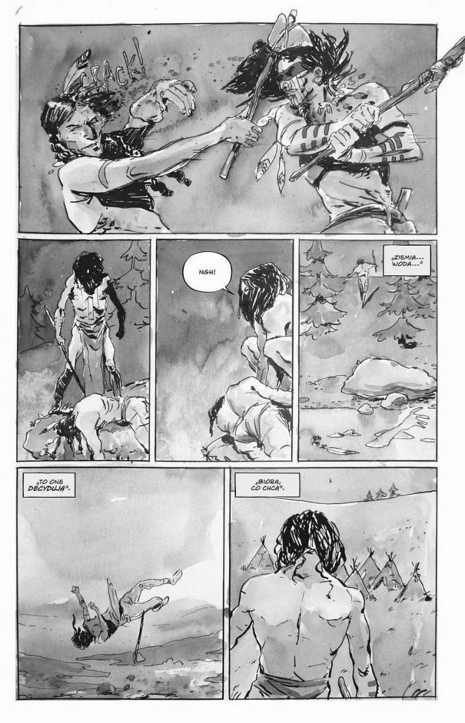 Fragment komiksu "Grass Kings, tom 1".