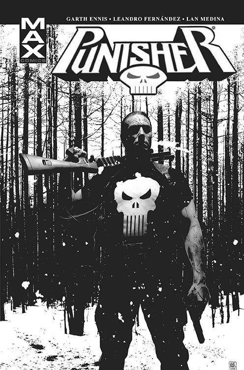 Strona z komiksu "Punisher Max".