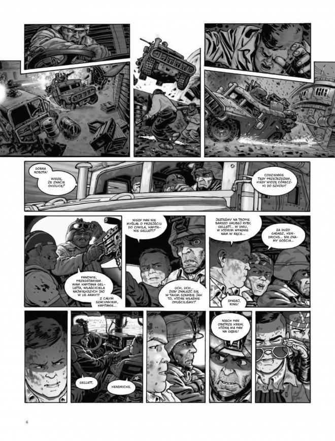 Fragment komiksu "Ghost Money, tom 1". 