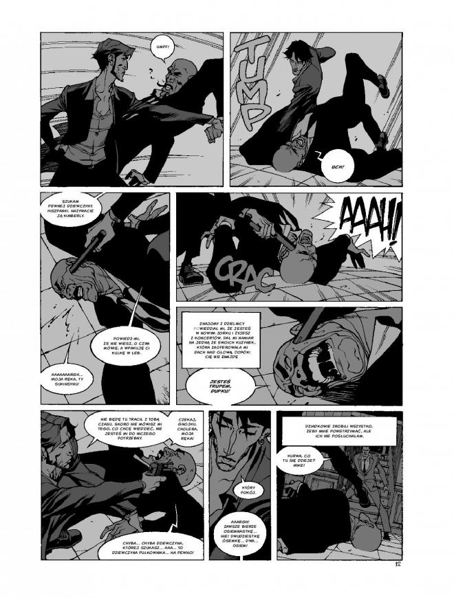 Strona z komiksu "Jazz Maynard, tom 1".