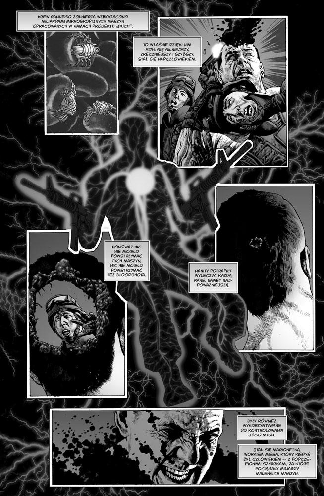 Fragment komiksu "Bloodshot Odrodzenie, tom 1".