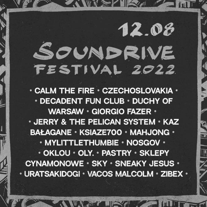 Lista zespołów Soundrive 2022.