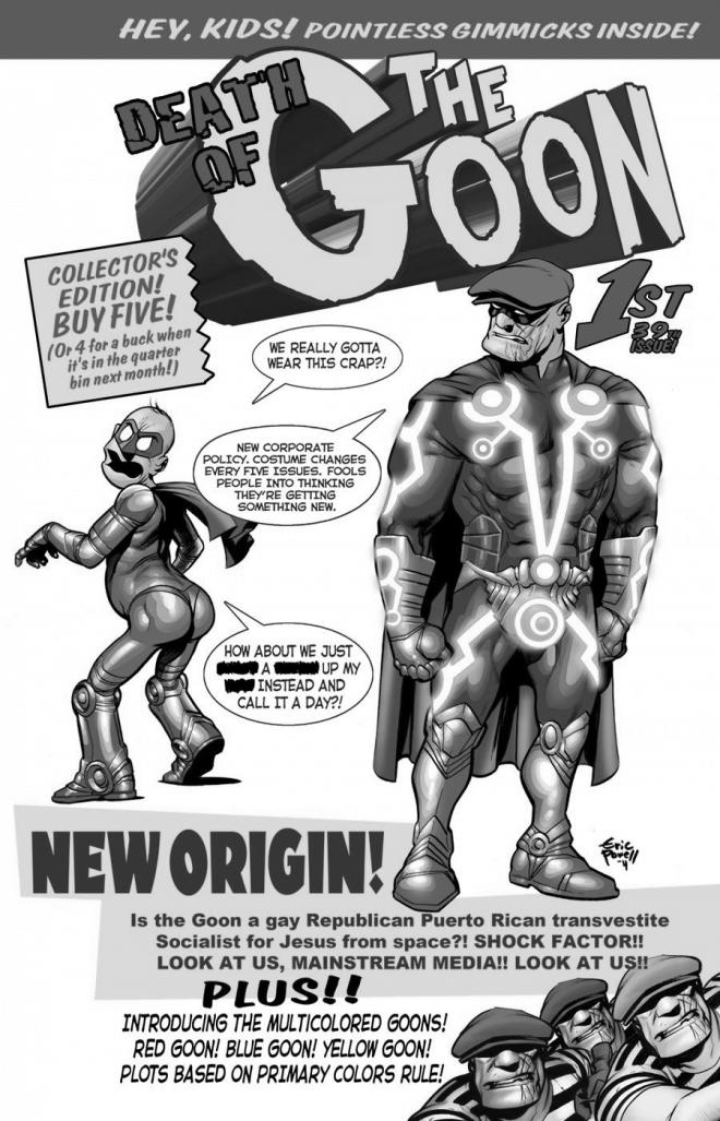 Okładka komiksu "The goon Tom".