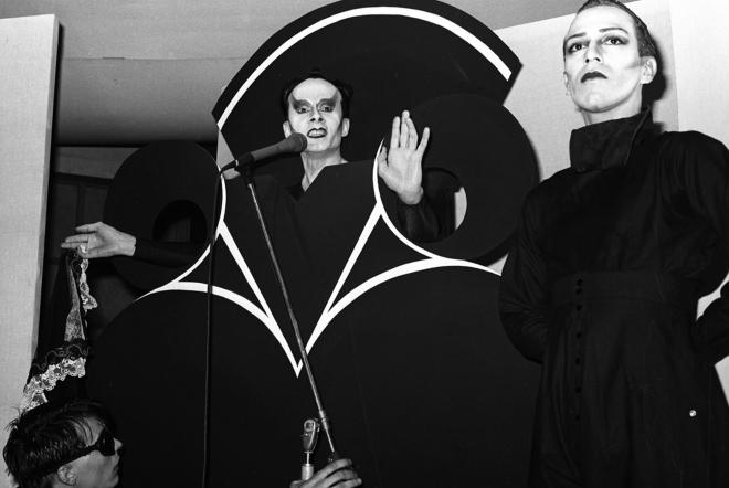 Klaus Nomi podczas występu.