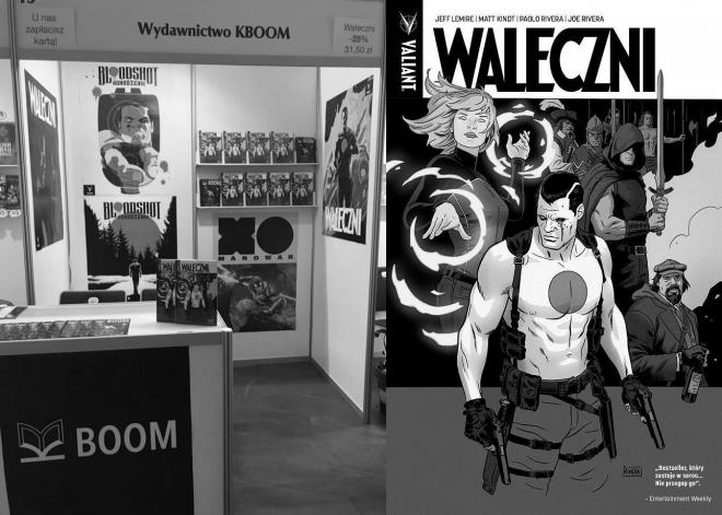 Festiwal Komiksu w Łodzi, okładka komiksu "Waleczni".