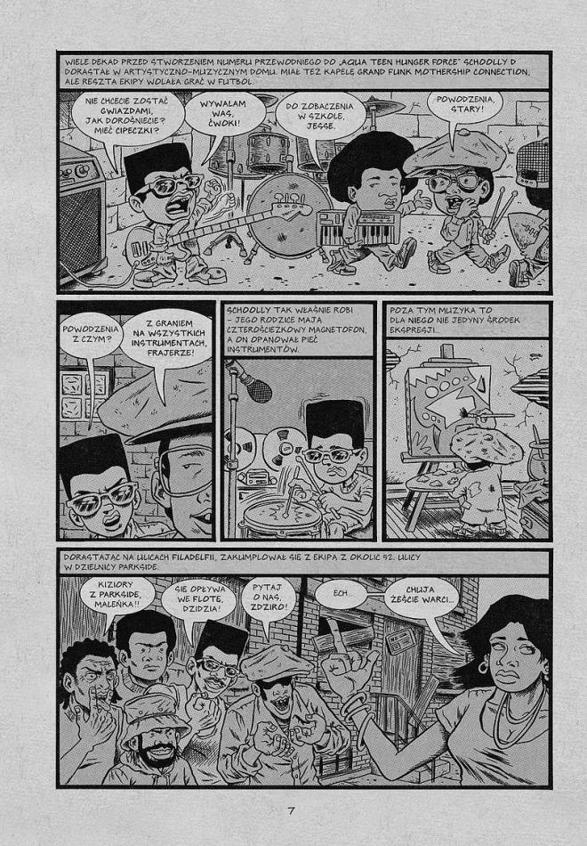 Strona z komiksu "Hip Hop Genealogia, tom 4". 