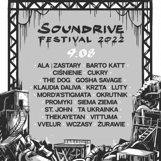 Lista zespołów Soundrive 2022.