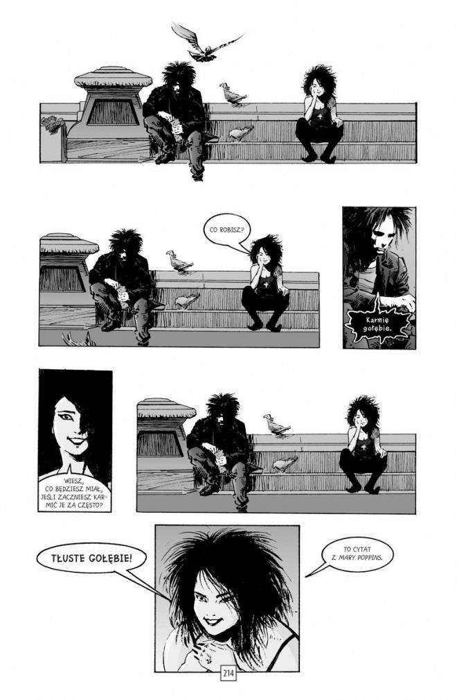 Strona z komiksu "Sandman. Preludia i nokturny".