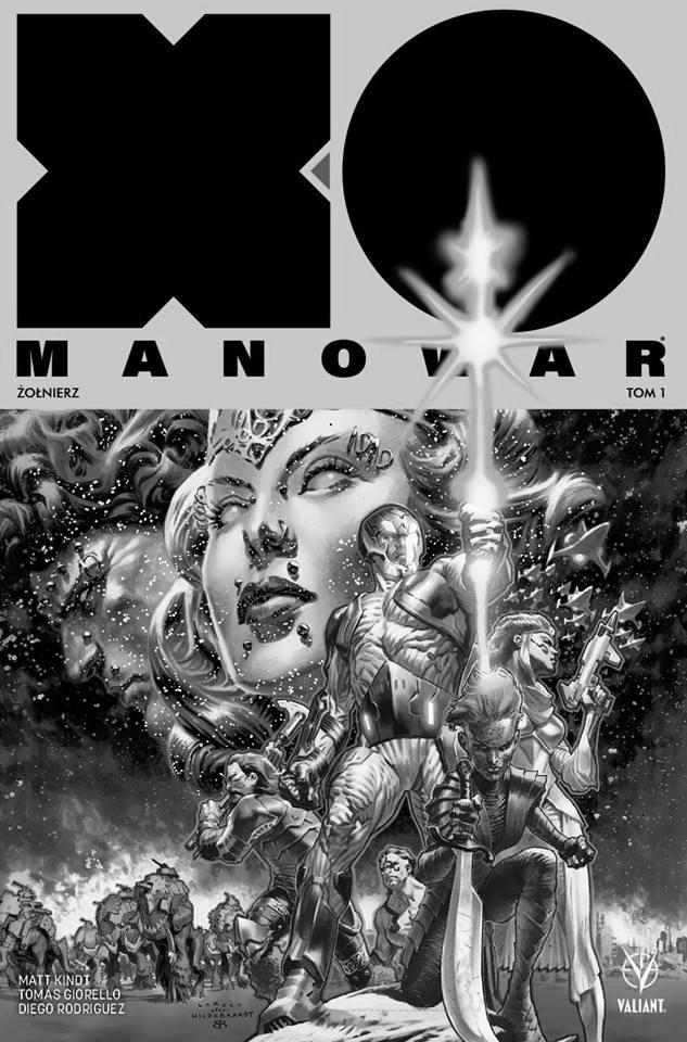 Strona tutułowa komiksu Valianta "X-O Manowar"